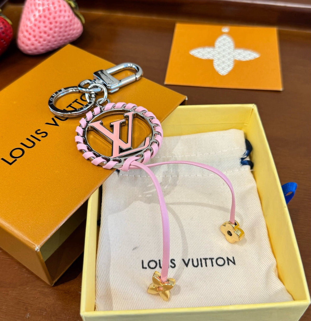 LOUIS VUITTON Bag Charm Keychain