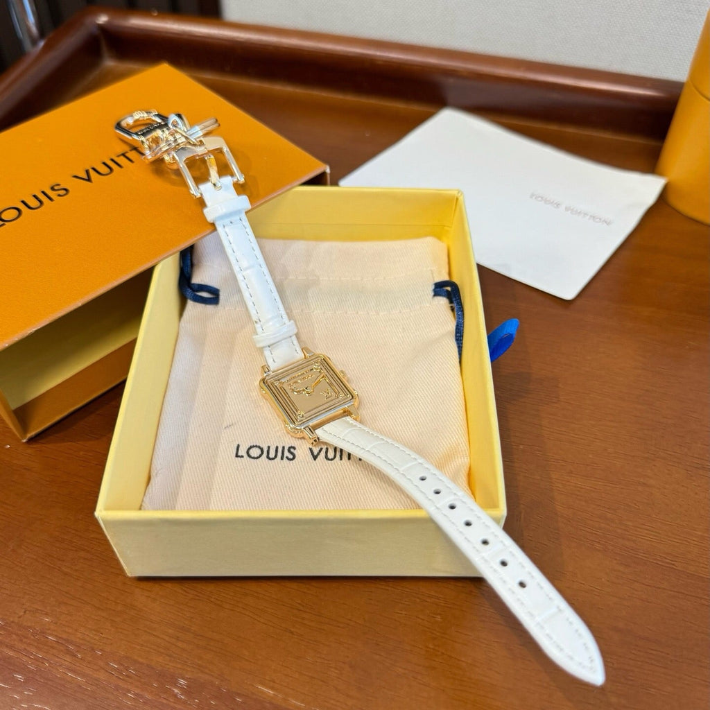 LOUIS VUITTON Leather Bag Charm Keychain