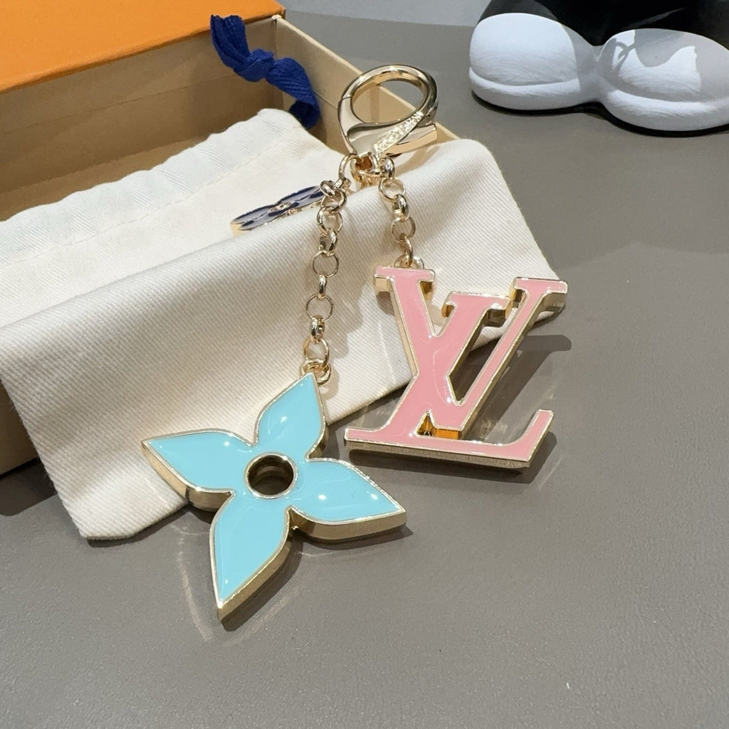 LOUIS VUITTON Canvas Bag Charm Keychain
