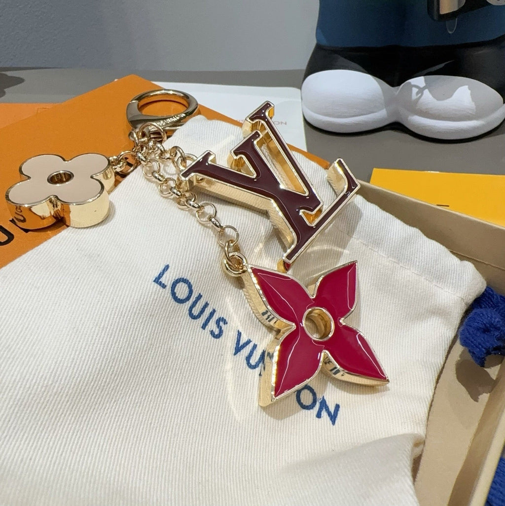 LOUIS VUITTON Canvas Bag Charm Keychain