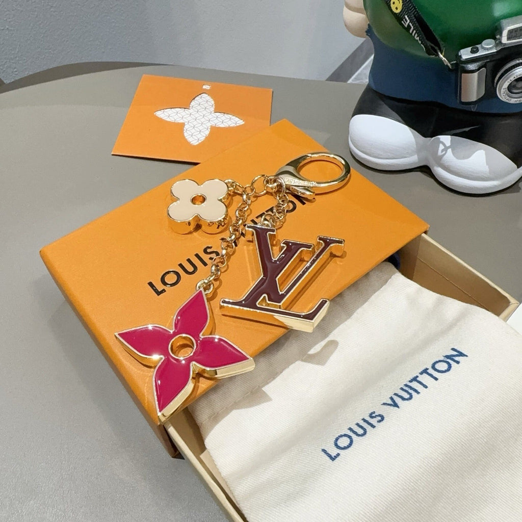 LOUIS VUITTON Canvas Bag Charm Keychain