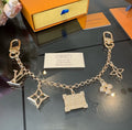 LOUIS VUITTON Canvas Cherry Blossom Bag Charm Keychain