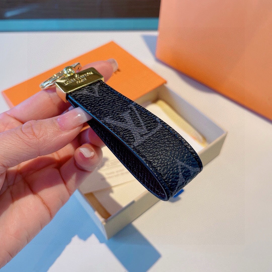 LOUIS VUITTON Canvas Keychain