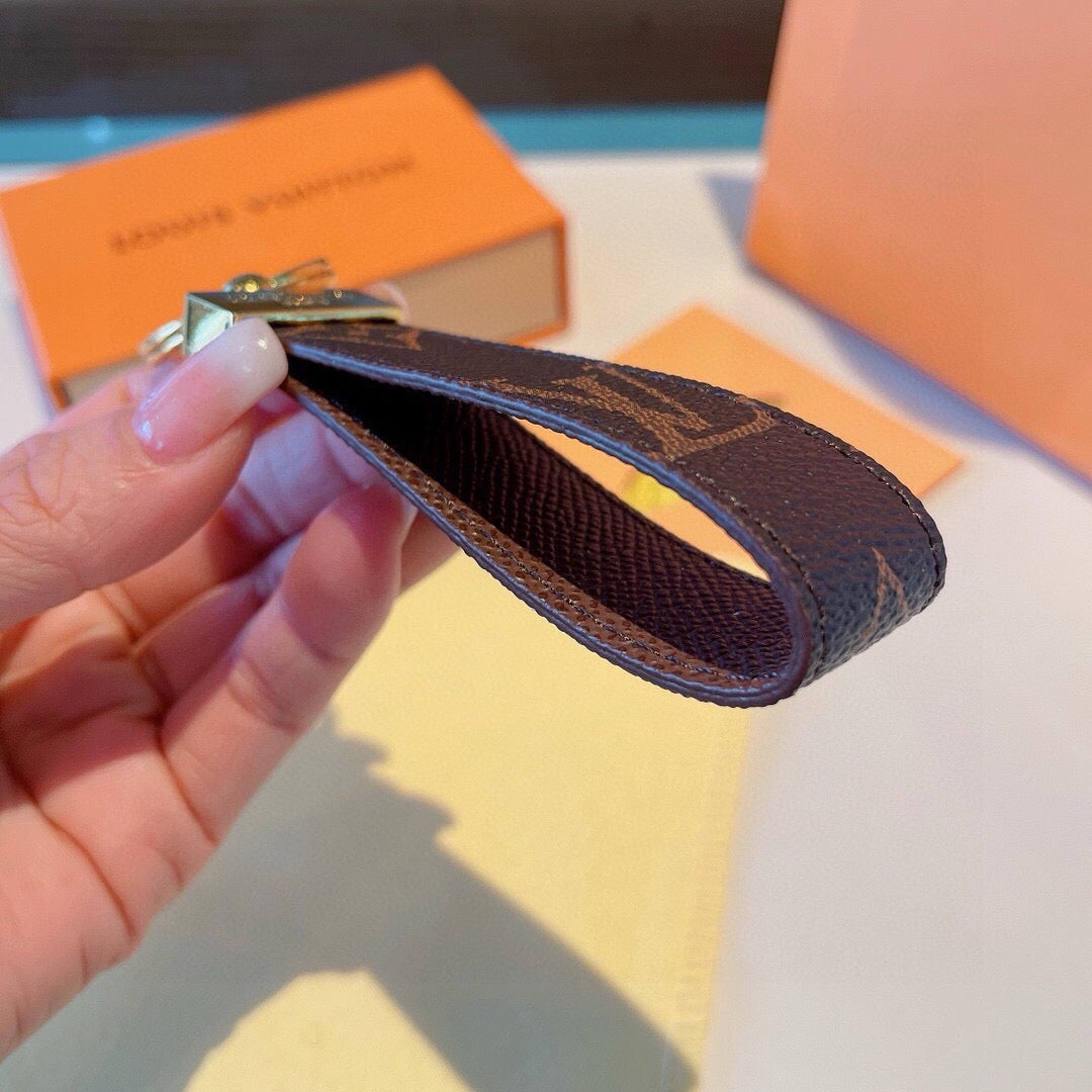 LOUIS VUITTON Canvas Keychain