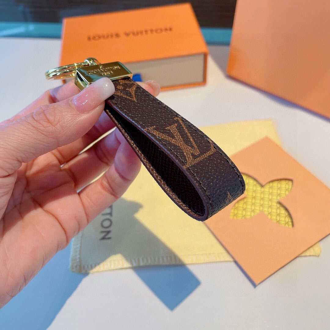 LOUIS VUITTON Canvas Keychain