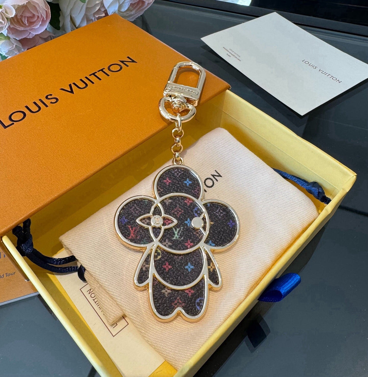 LOUIS VUITTON Bag Charm Keychain
