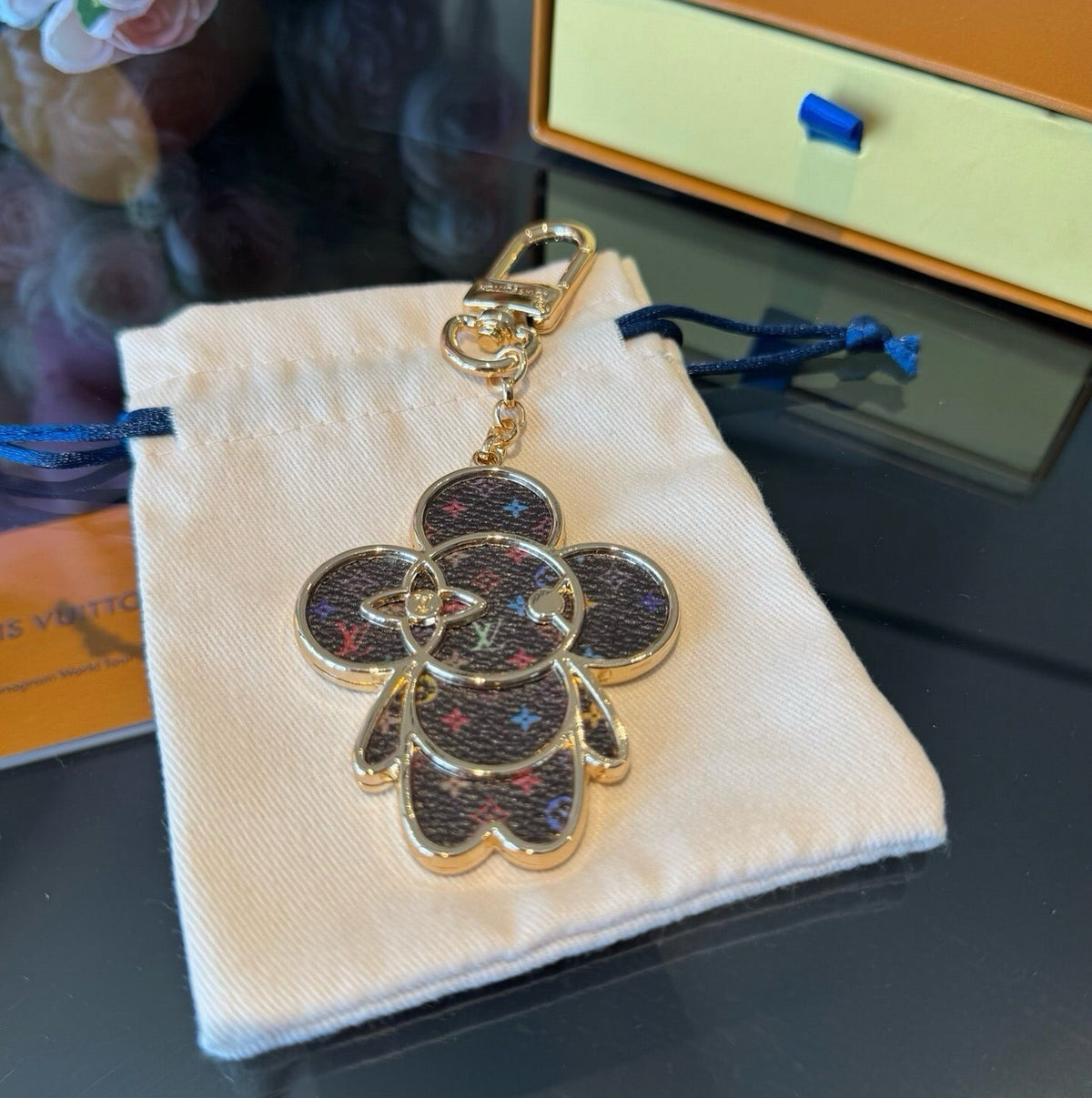 LOUIS VUITTON Bag Charm Keychain