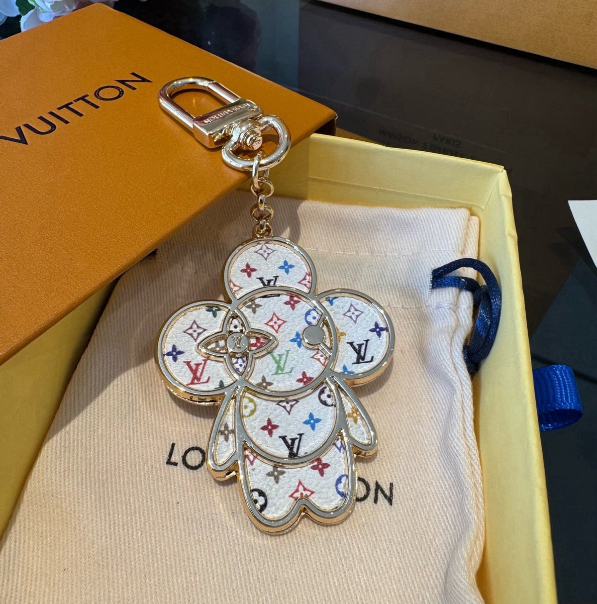 LOUIS VUITTON Bag Charm Keychain