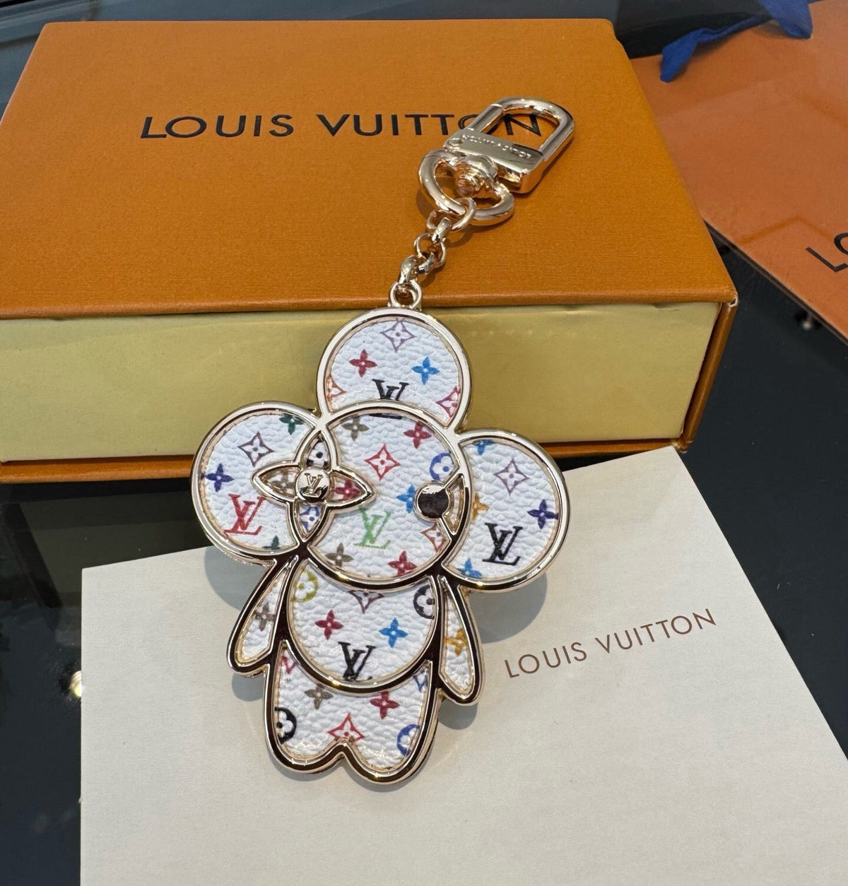 LOUIS VUITTON Bag Charm Keychain