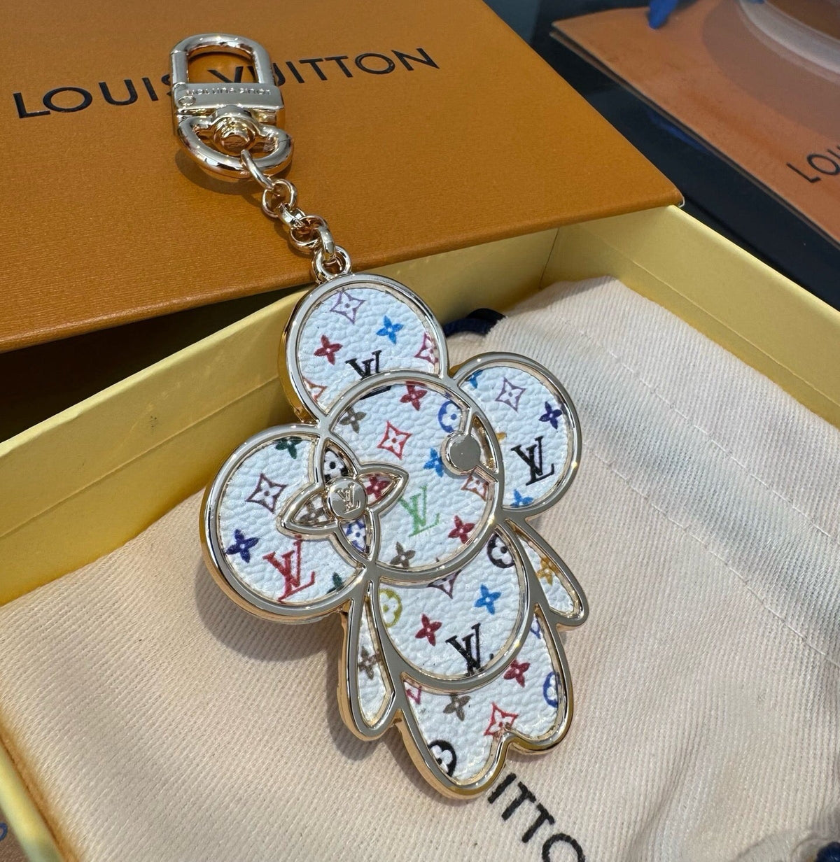 LOUIS VUITTON Bag Charm Keychain