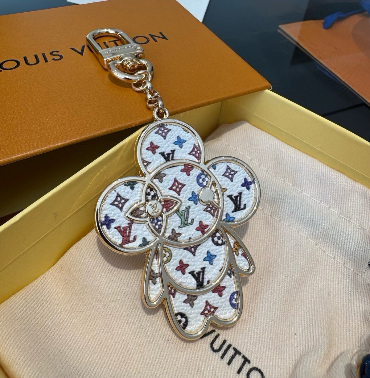 LOUIS VUITTON Bag Charm Keychain