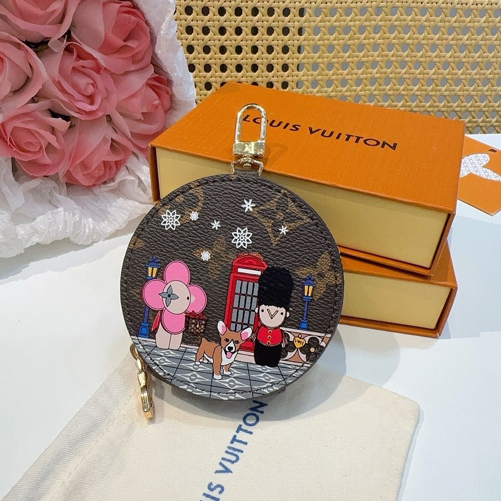 LOUIS VUITTON Canvas Mini Bag Bag Charm
