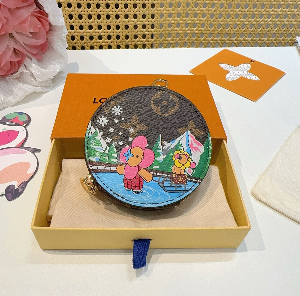LOUIS VUITTON Canvas Mini Bag Bag Charm