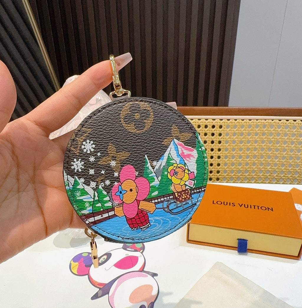 LOUIS VUITTON Canvas Mini Bag Bag Charm