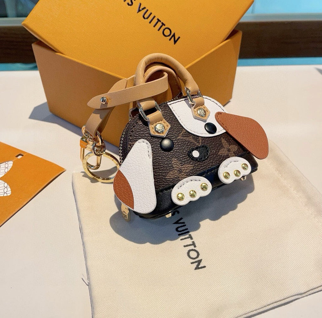 LOUIS VUITTON Metal Logo Mini Bag Bag Charm
