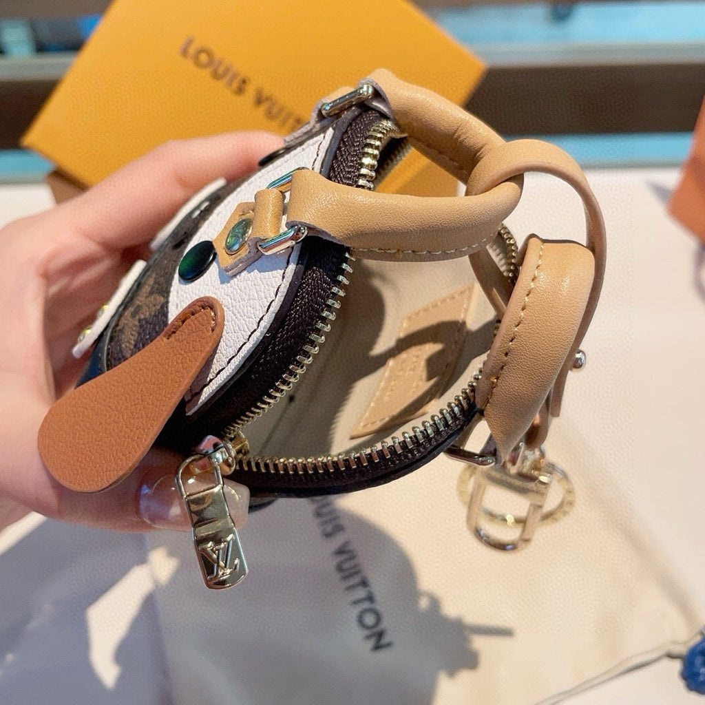 LOUIS VUITTON Metal Logo Mini Bag Bag Charm