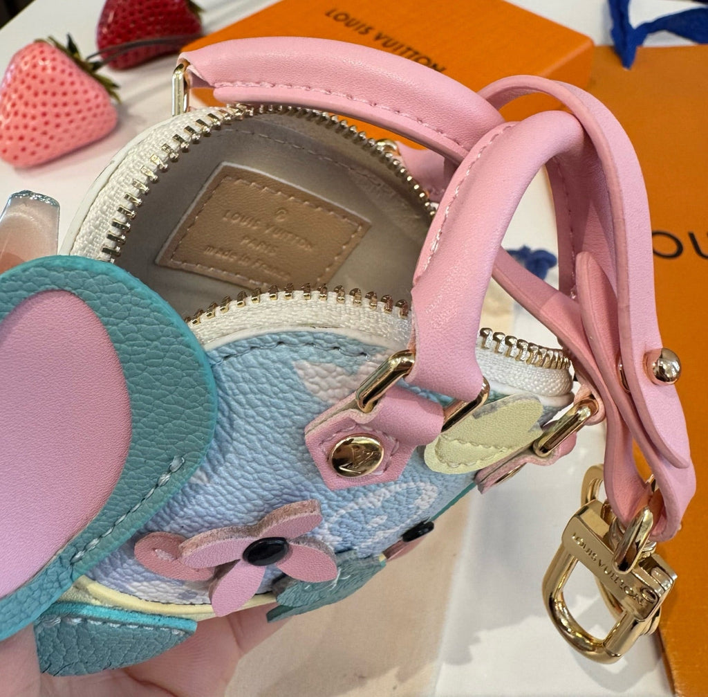 LOUIS VUITTON Metal Logo Mini Bag Bag Charm