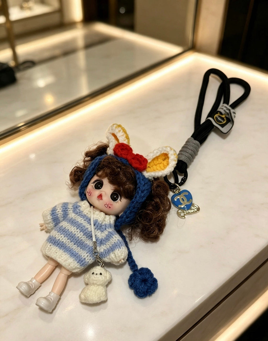 CHANEL Bag Charm Keychain