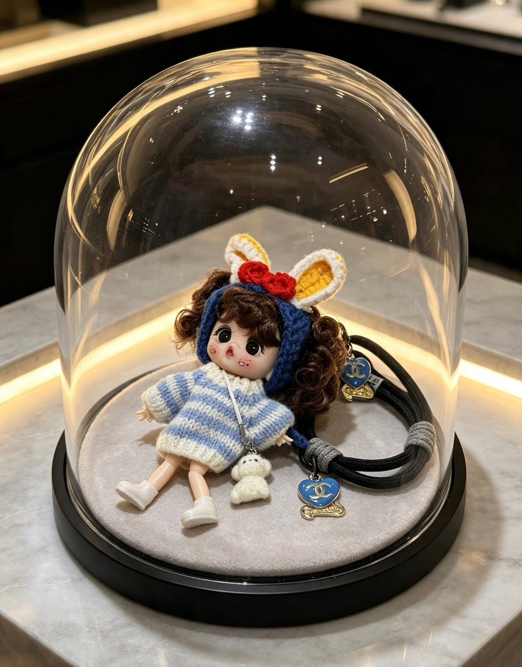 CHANEL Bag Charm Keychain