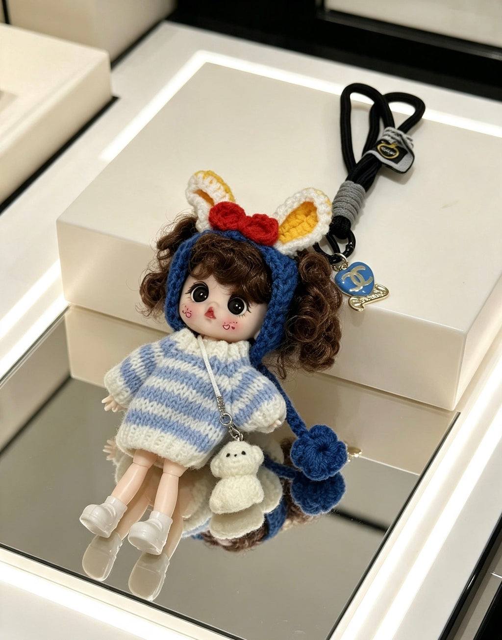 CHANEL Bag Charm Keychain