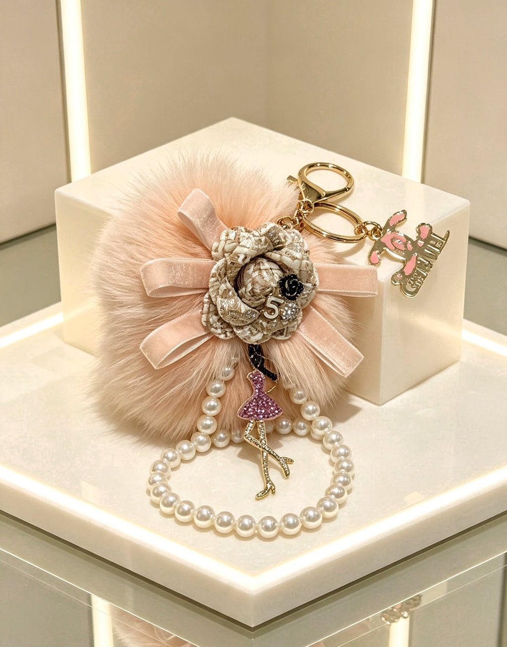 CHANEL Bag Charm Keychain