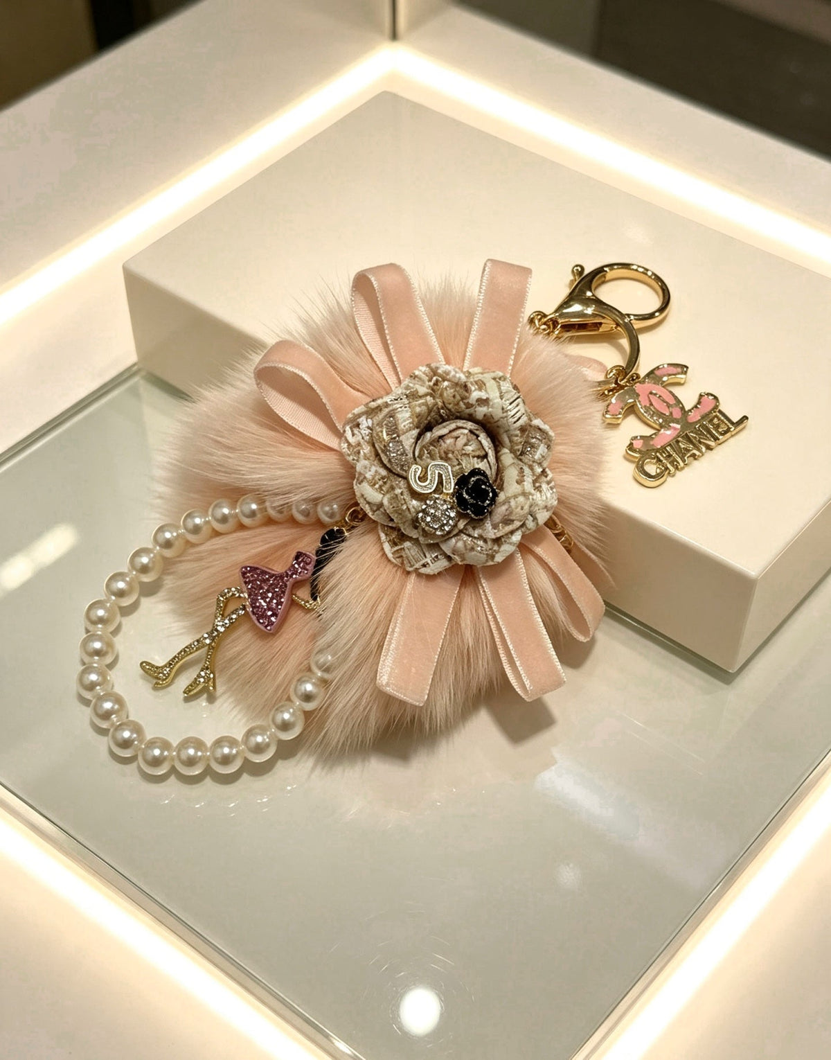 CHANEL Bag Charm Keychain