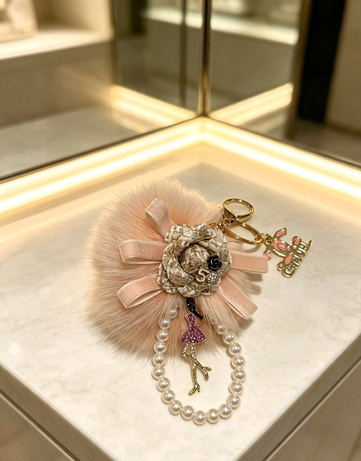 CHANEL Bag Charm Keychain