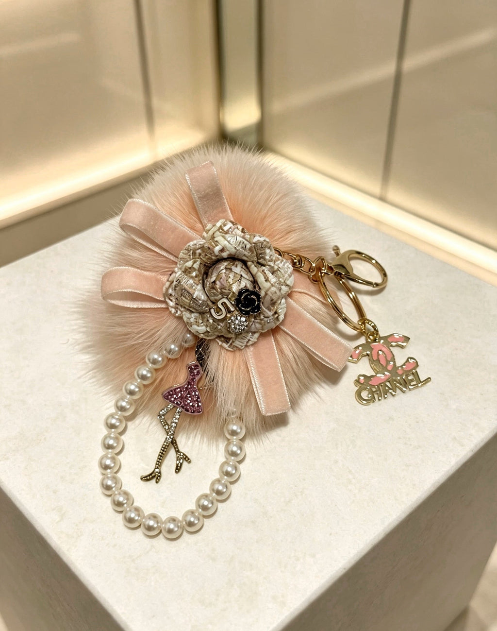 CHANEL Bag Charm Keychain