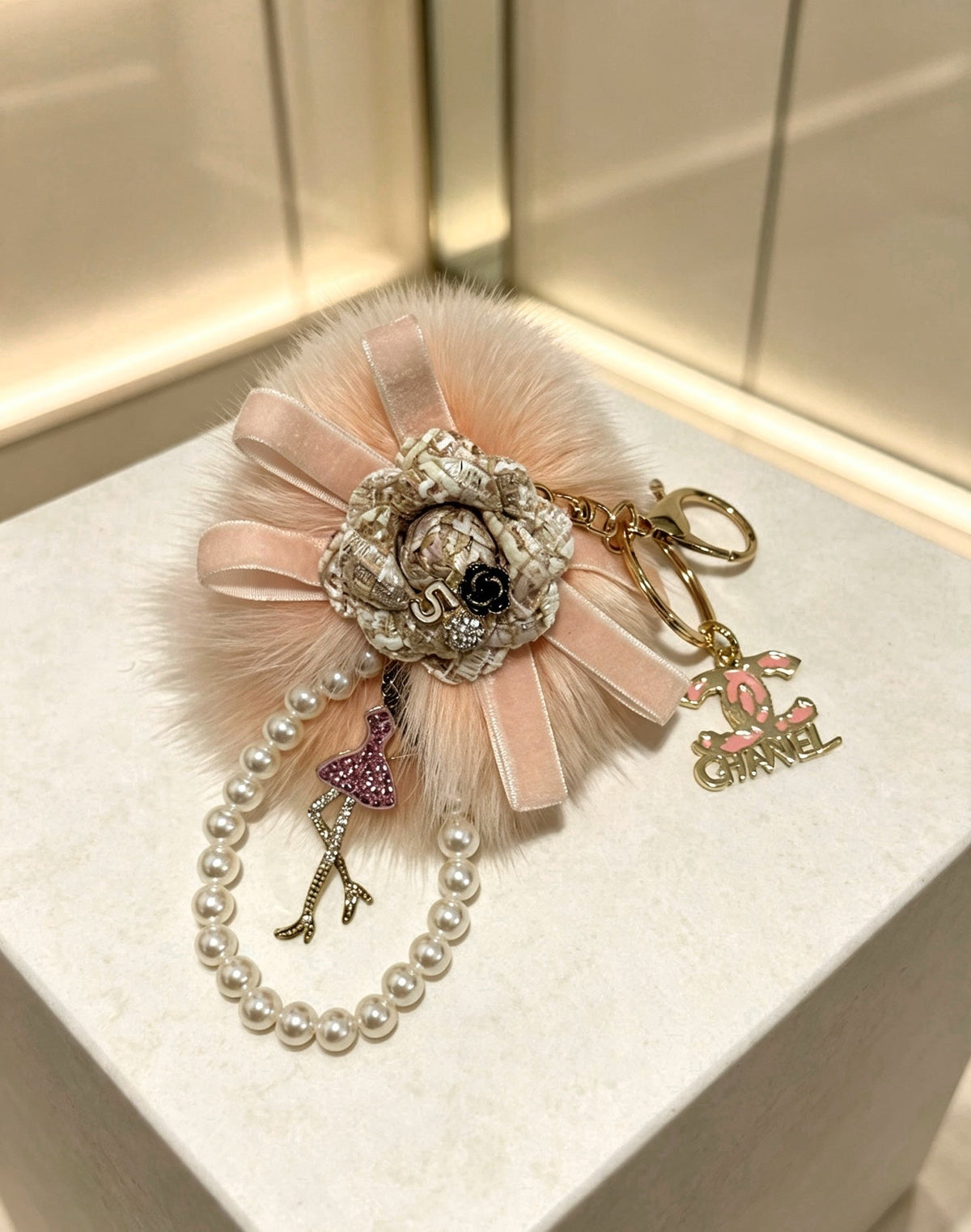 CHANEL Bag Charm Keychain