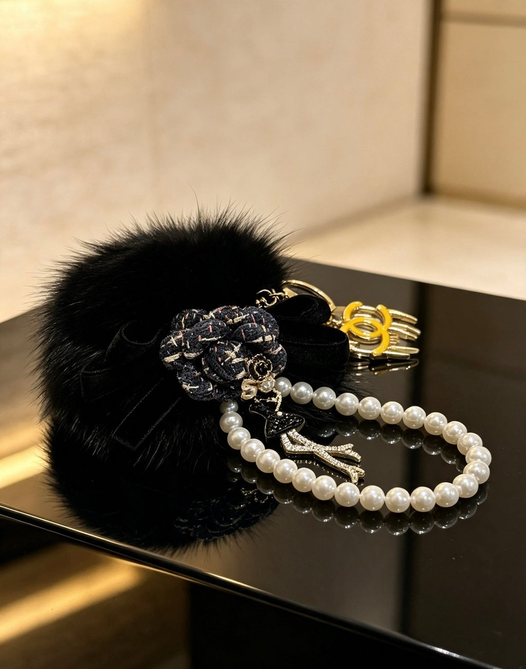CHANEL Bag Charm Keychain