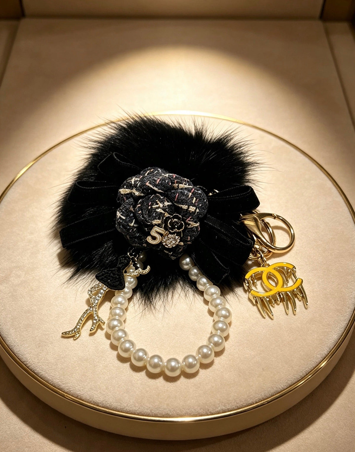 CHANEL Bag Charm Keychain