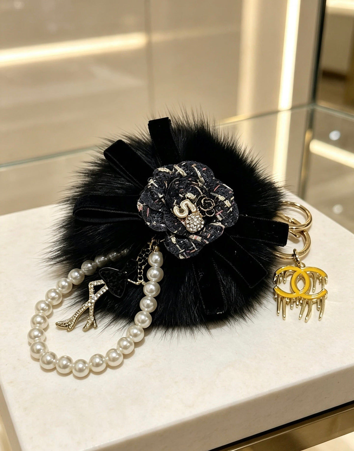 CHANEL Bag Charm Keychain