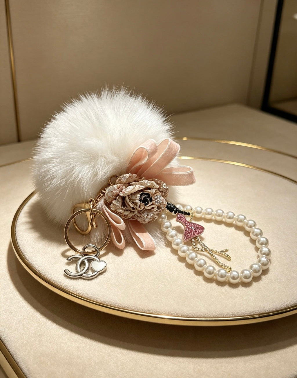 CHANEL Bag Charm Keychain
