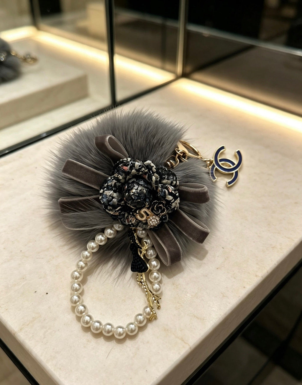 CHANEL Bag Charm Keychain