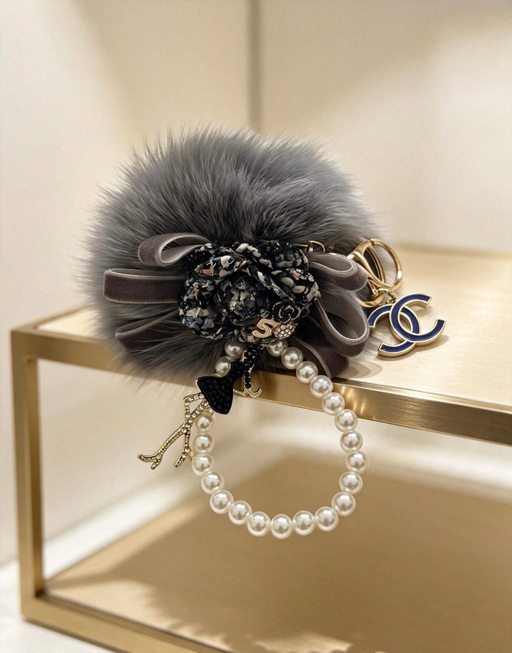 CHANEL Bag Charm Keychain