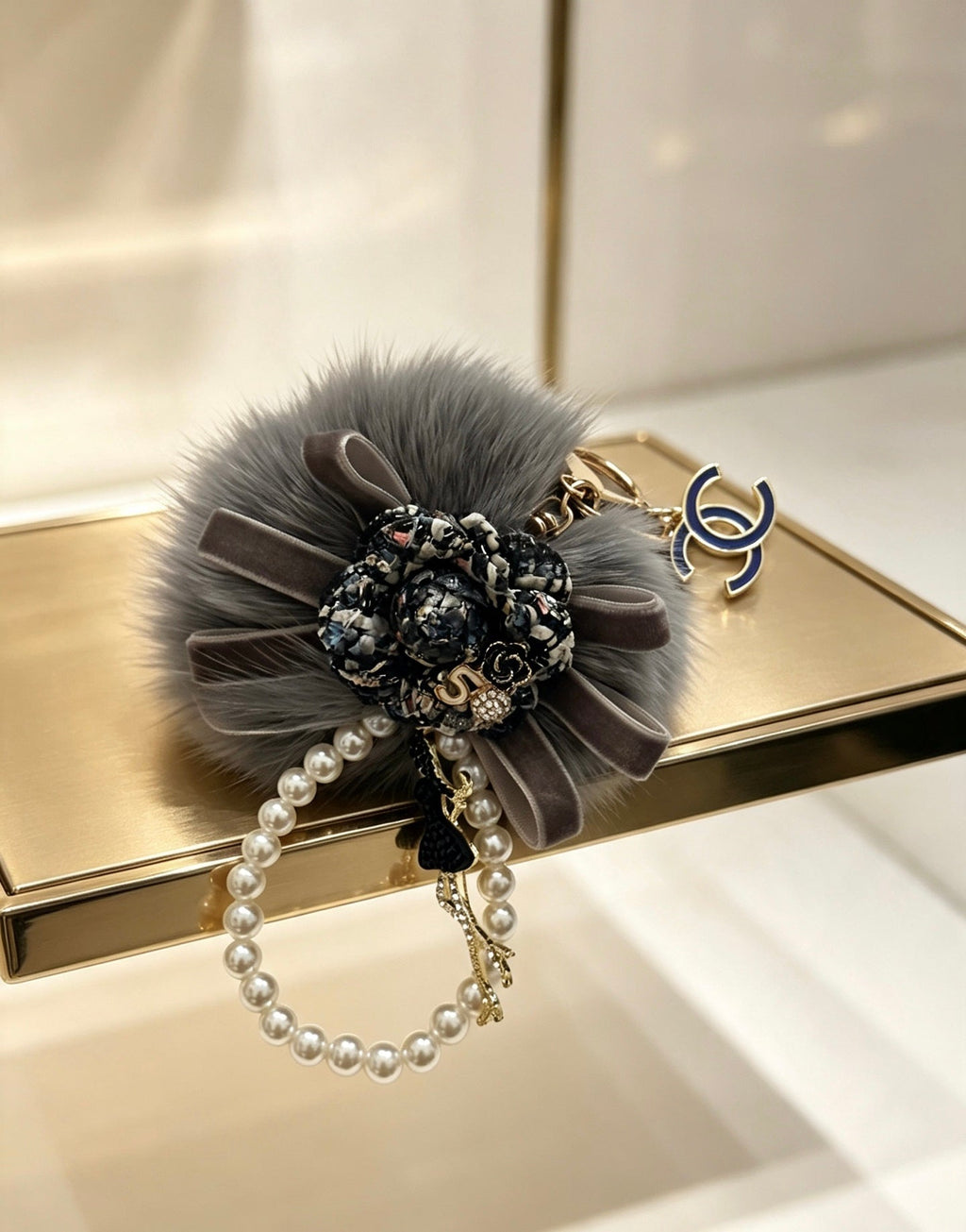 CHANEL Bag Charm Keychain