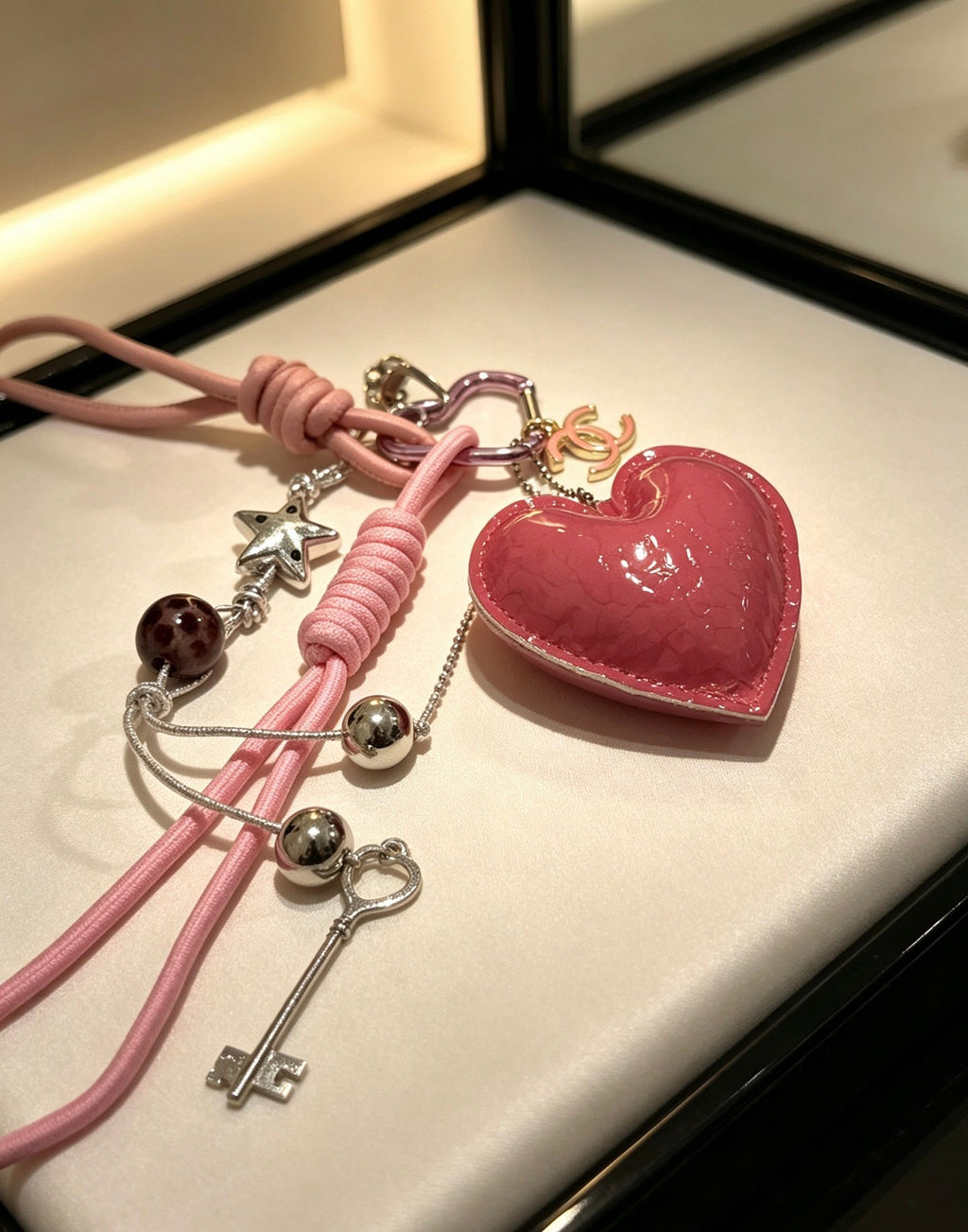 CHANEL Bag Charm Keychain