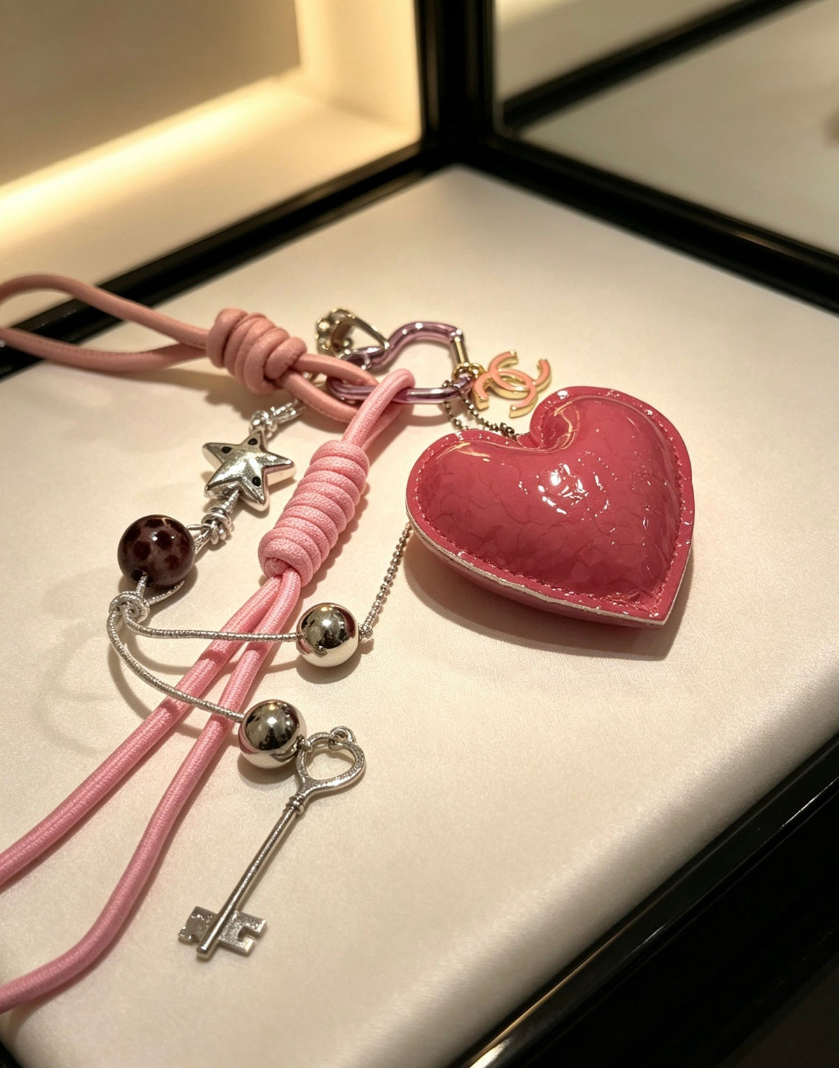 CHANEL Bag Charm Keychain