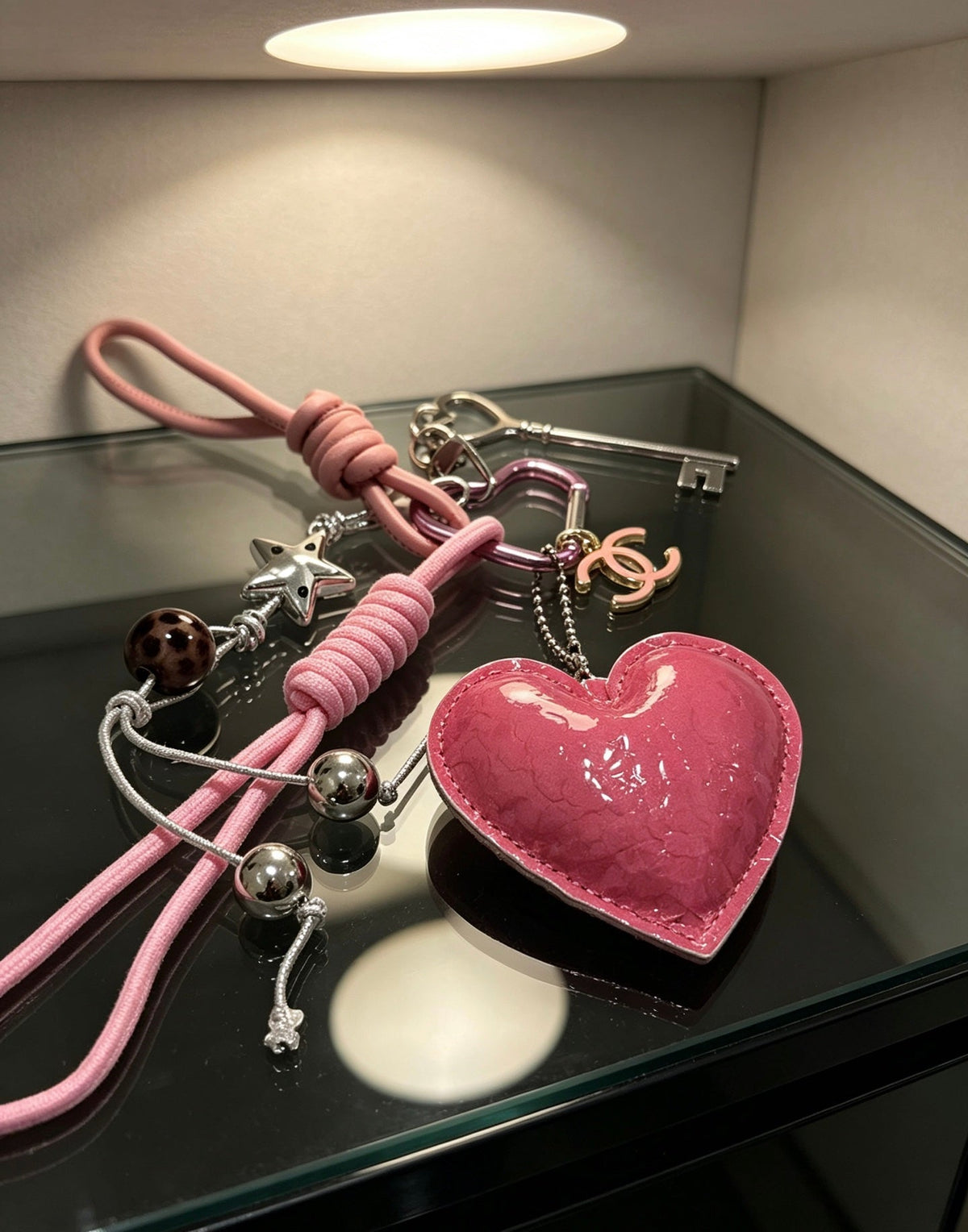 CHANEL Bag Charm Keychain