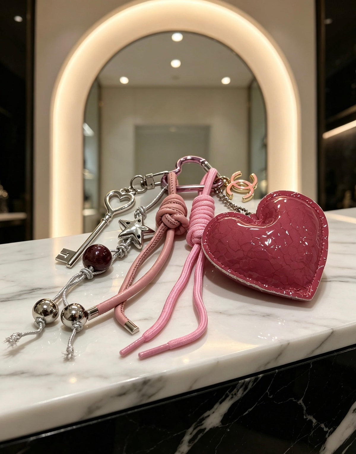 CHANEL Bag Charm Keychain