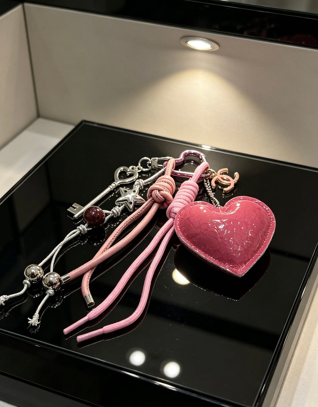 CHANEL Bag Charm Keychain