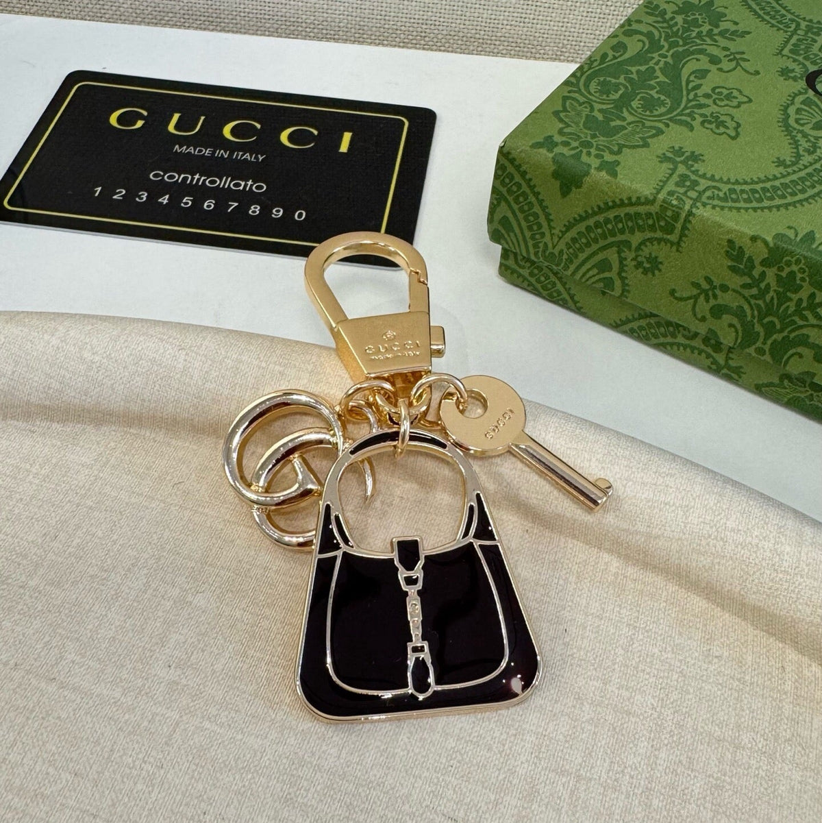 GUCCI Bag Charm Keychain