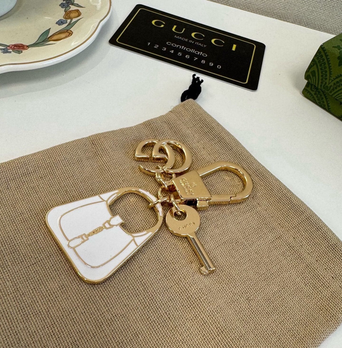 GUCCI Bag Charm Keychain