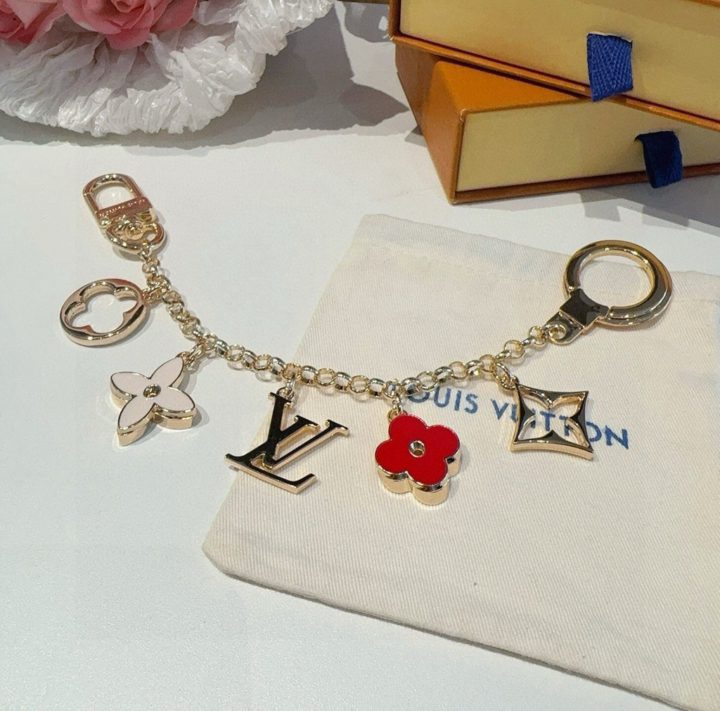 LOUIS VUITTON Canvas Bag Charm Keychain