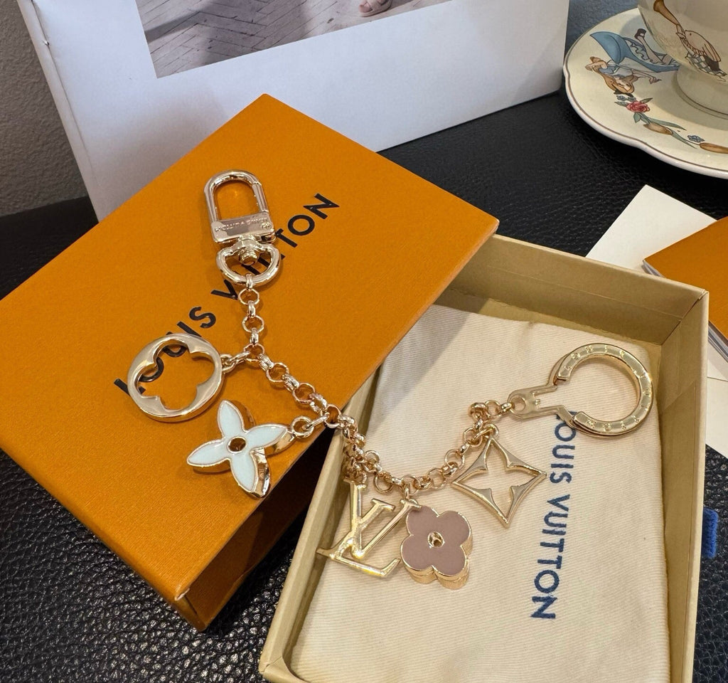 LOUIS VUITTON Canvas Bag Charm Keychain