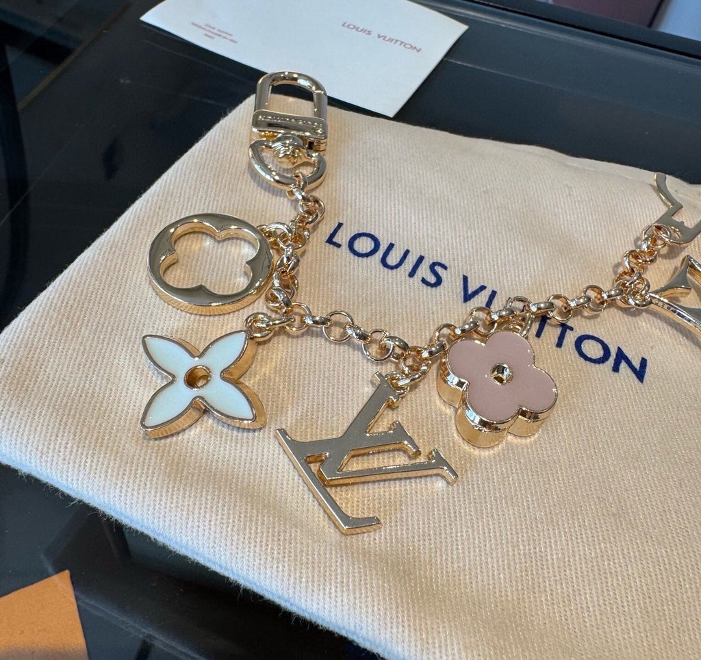 LOUIS VUITTON Canvas Bag Charm Keychain