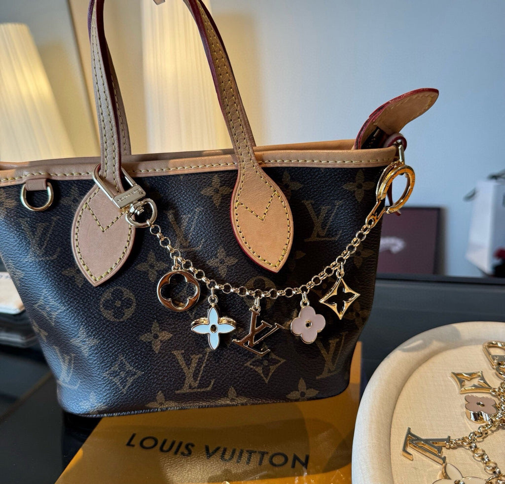 LOUIS VUITTON Canvas Bag Charm Keychain