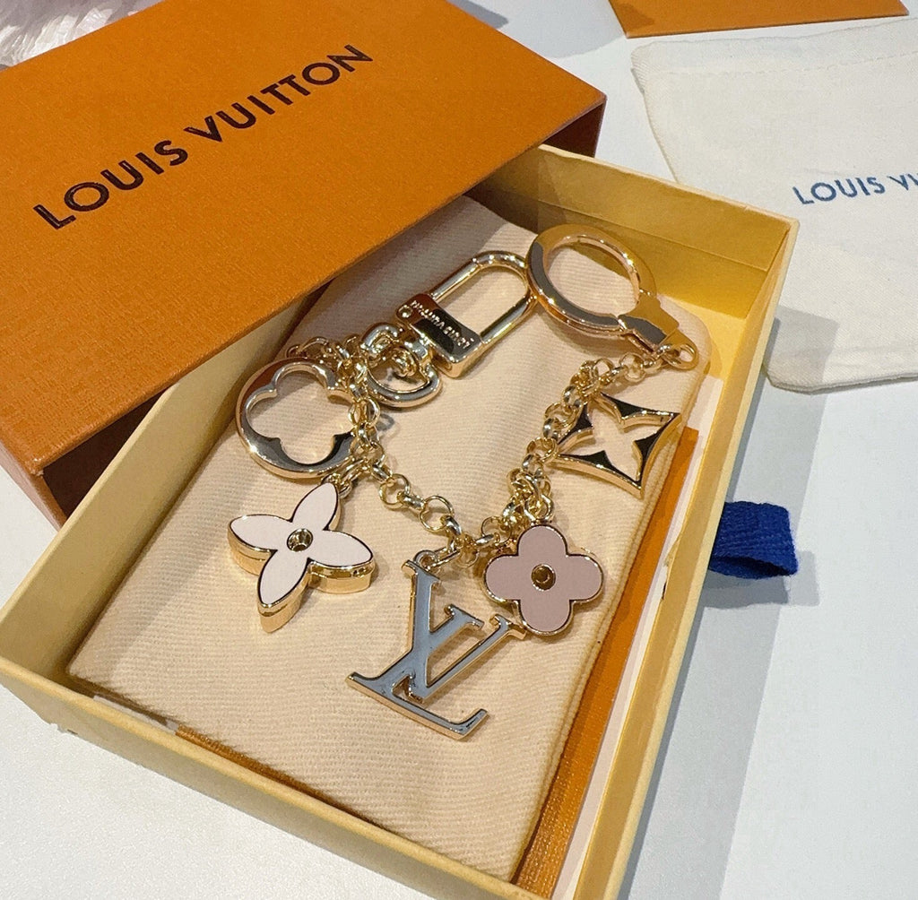 LOUIS VUITTON Canvas Bag Charm Keychain