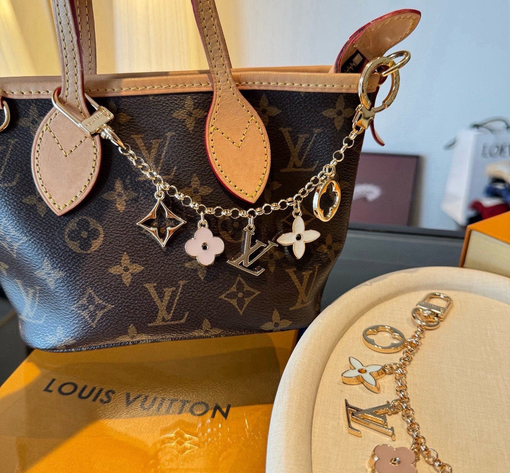 LOUIS VUITTON Canvas Bag Charm Keychain