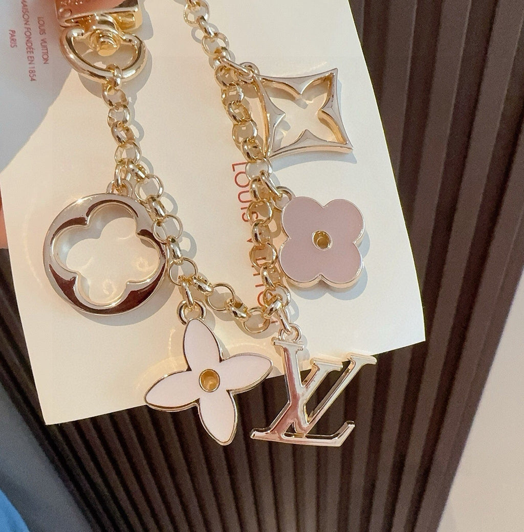 LOUIS VUITTON Canvas Bag Charm Keychain